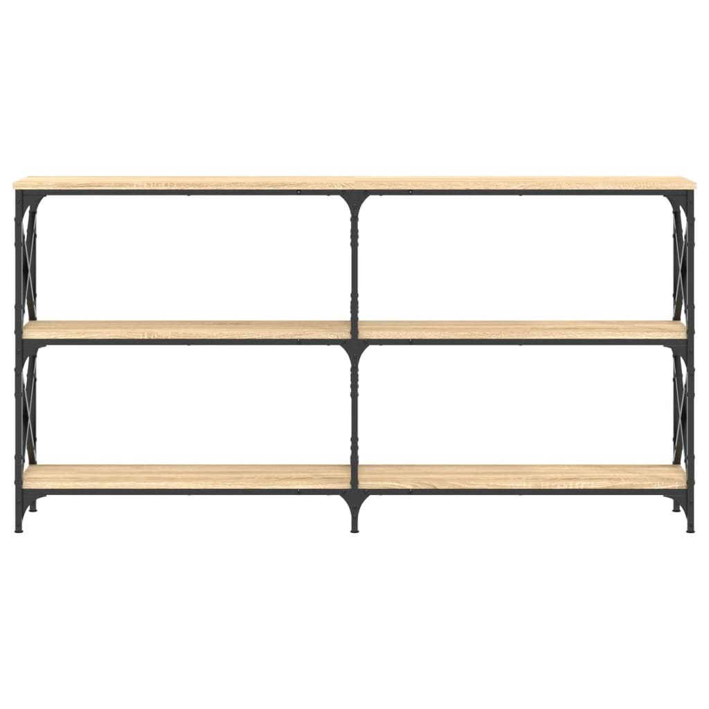 VidaXL Wandtafel 156x28x80,5 cm bewerkt hout sonoma eikenkleurig