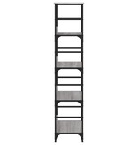 VidaXL Boekenrek 50x33x153 cm bewerkt hout grijs sonoma eikenkleurig