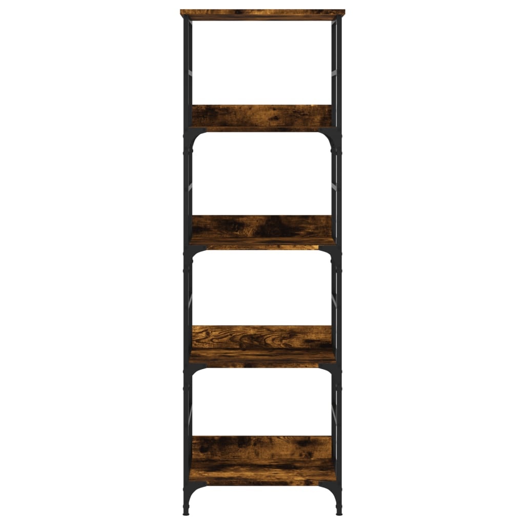 VidaXL Boekenrek 50x33x153 cm bewerkt hout gerookt eikenkleurig