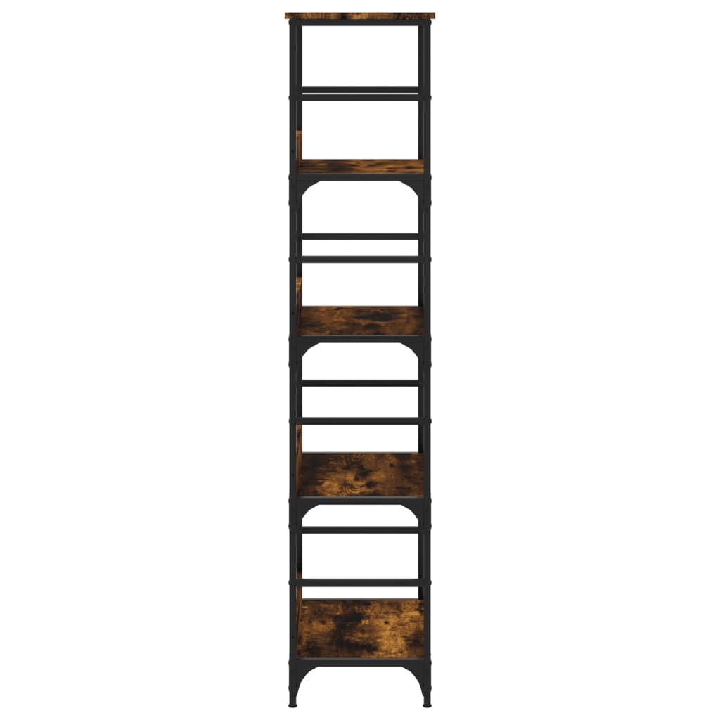 VidaXL Boekenrek 50x33x153 cm bewerkt hout gerookt eikenkleurig