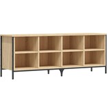 VidaXL Schoenenkast 131x35x50 cm bewerkt hout sonoma eikenkleurig