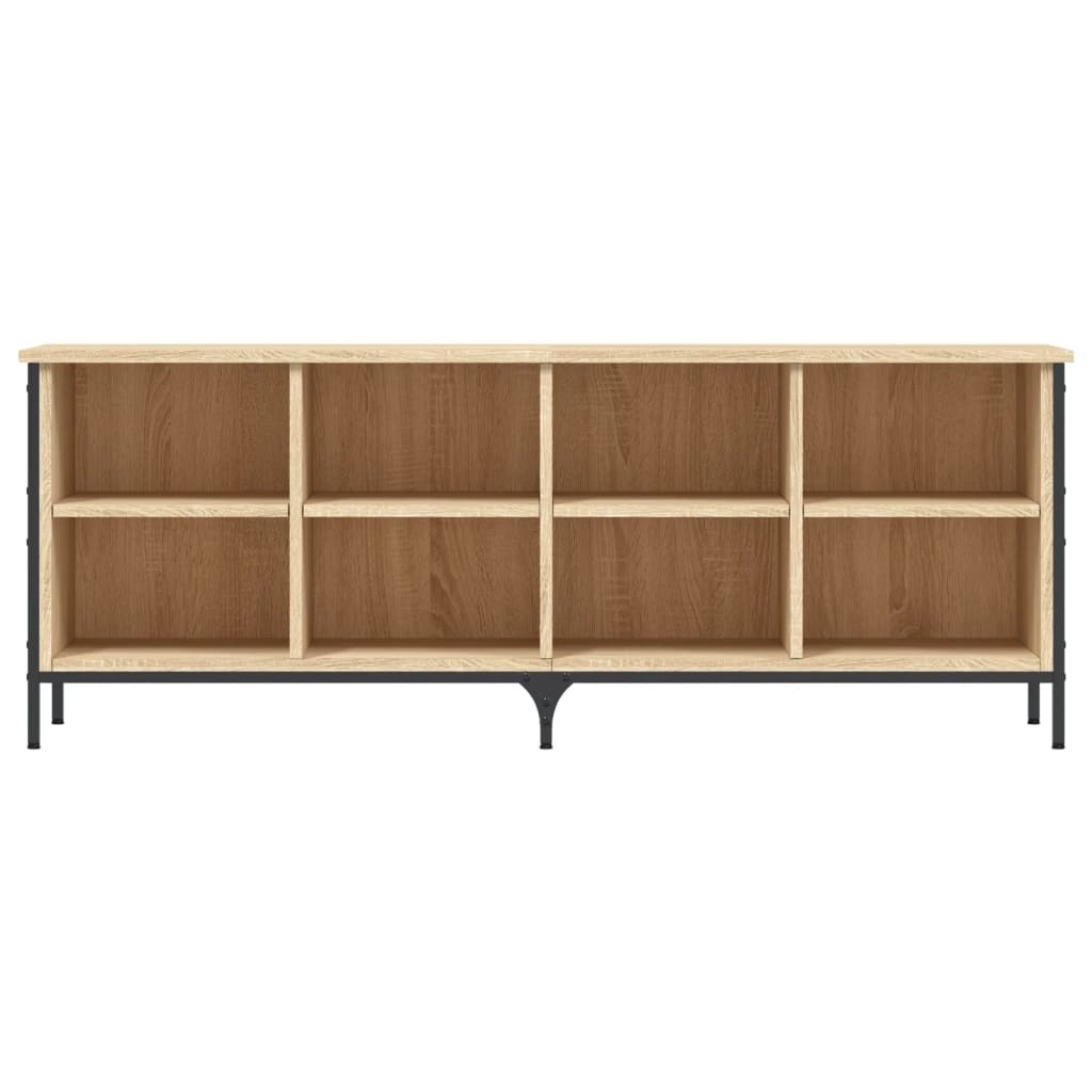VidaXL Schoenenkast 131x35x50 cm bewerkt hout sonoma eikenkleurig