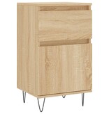 VidaXL Dressoir 40x35x70 cm bewerkt hout sonoma eikenkleurig