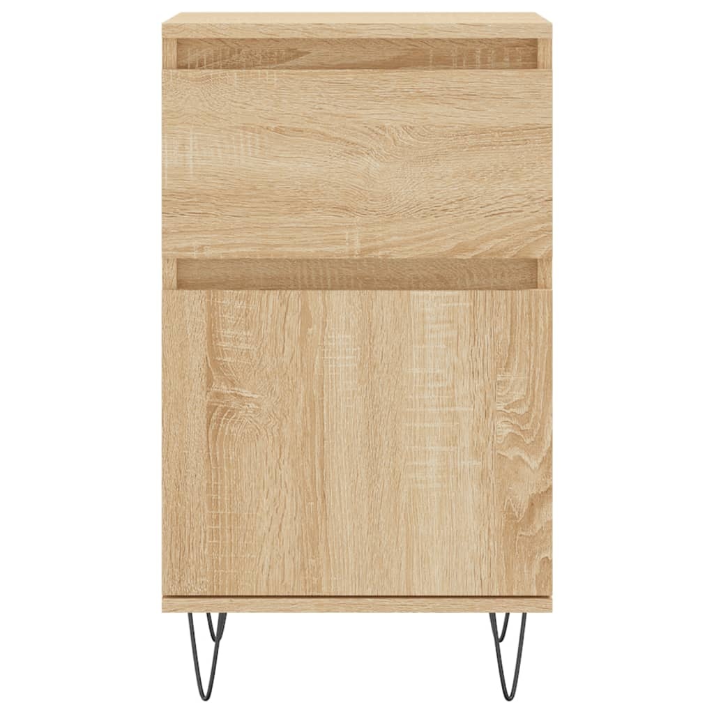 VidaXL Dressoir 40x35x70 cm bewerkt hout sonoma eikenkleurig
