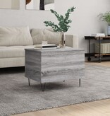 VidaXL Salontafel 60x44,5x45 cm bewerkt hout grijs sonoma eikenkleurig