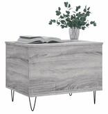 VidaXL Salontafel 60x44,5x45 cm bewerkt hout grijs sonoma eikenkleurig
