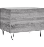 VidaXL Salontafel 60x44,5x45 cm bewerkt hout grijs sonoma eikenkleurig
