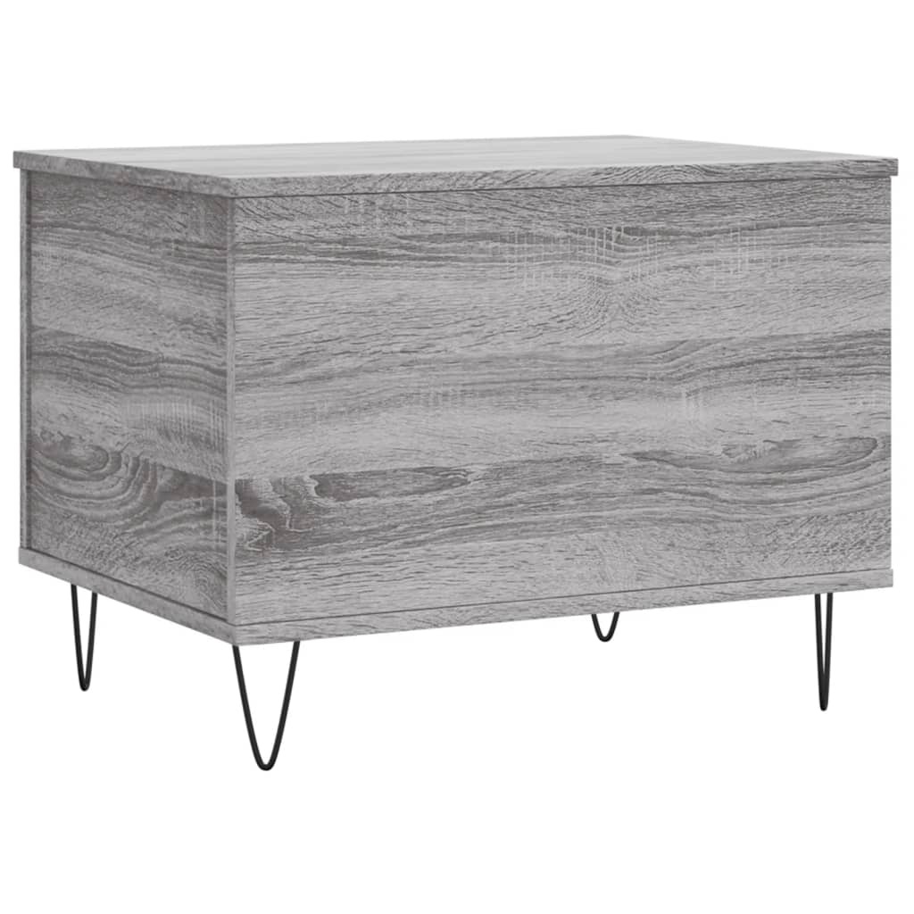 VidaXL Salontafel 60x44,5x45 cm bewerkt hout grijs sonoma eikenkleurig