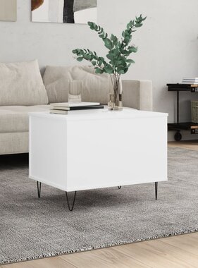 VidaXL Salontafel 60x44,5x45 cm bewerkt hout wit