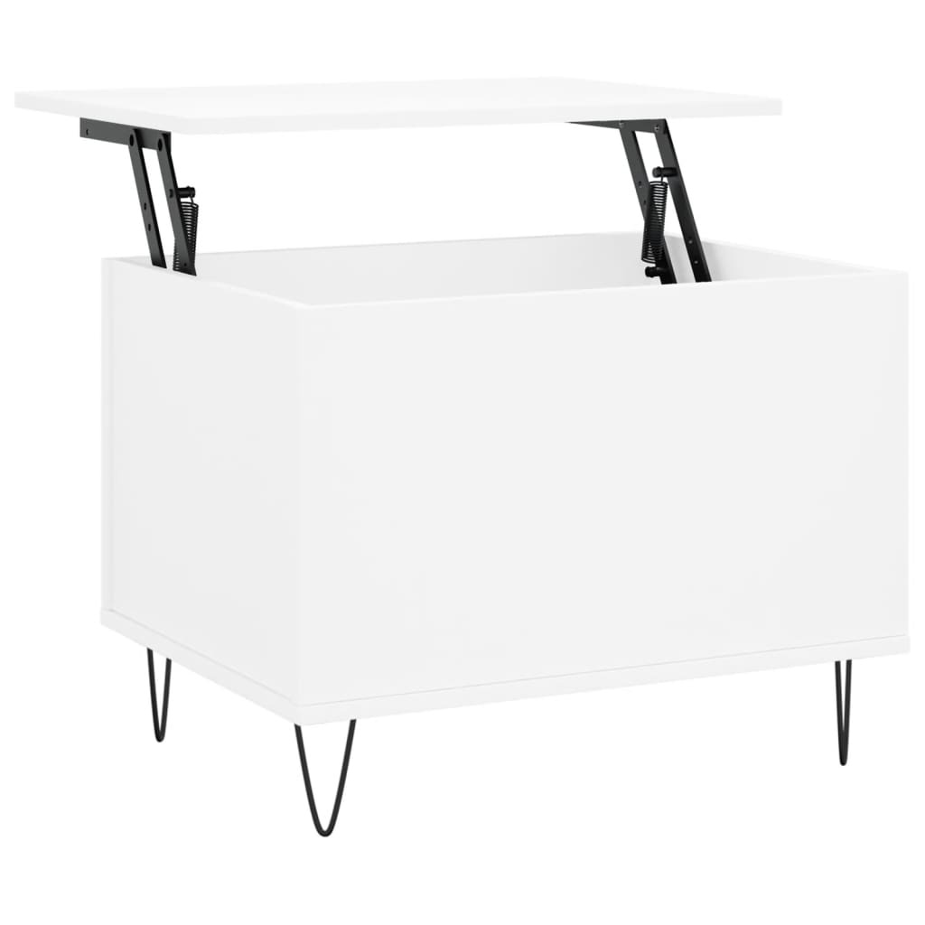 VidaXL Salontafel 60x44,5x45 cm bewerkt hout wit