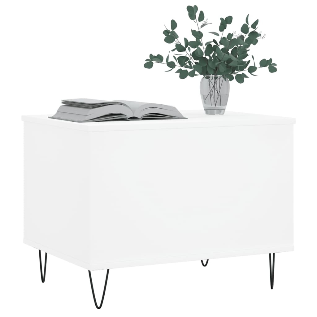 VidaXL Salontafel 60x44,5x45 cm bewerkt hout wit