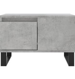 VidaXL Salontafel 55x55x36,5 cm bewerkt hout betongrijs