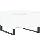 VidaXL Salontafel 55x55x36,5 cm bewerkt hout wit