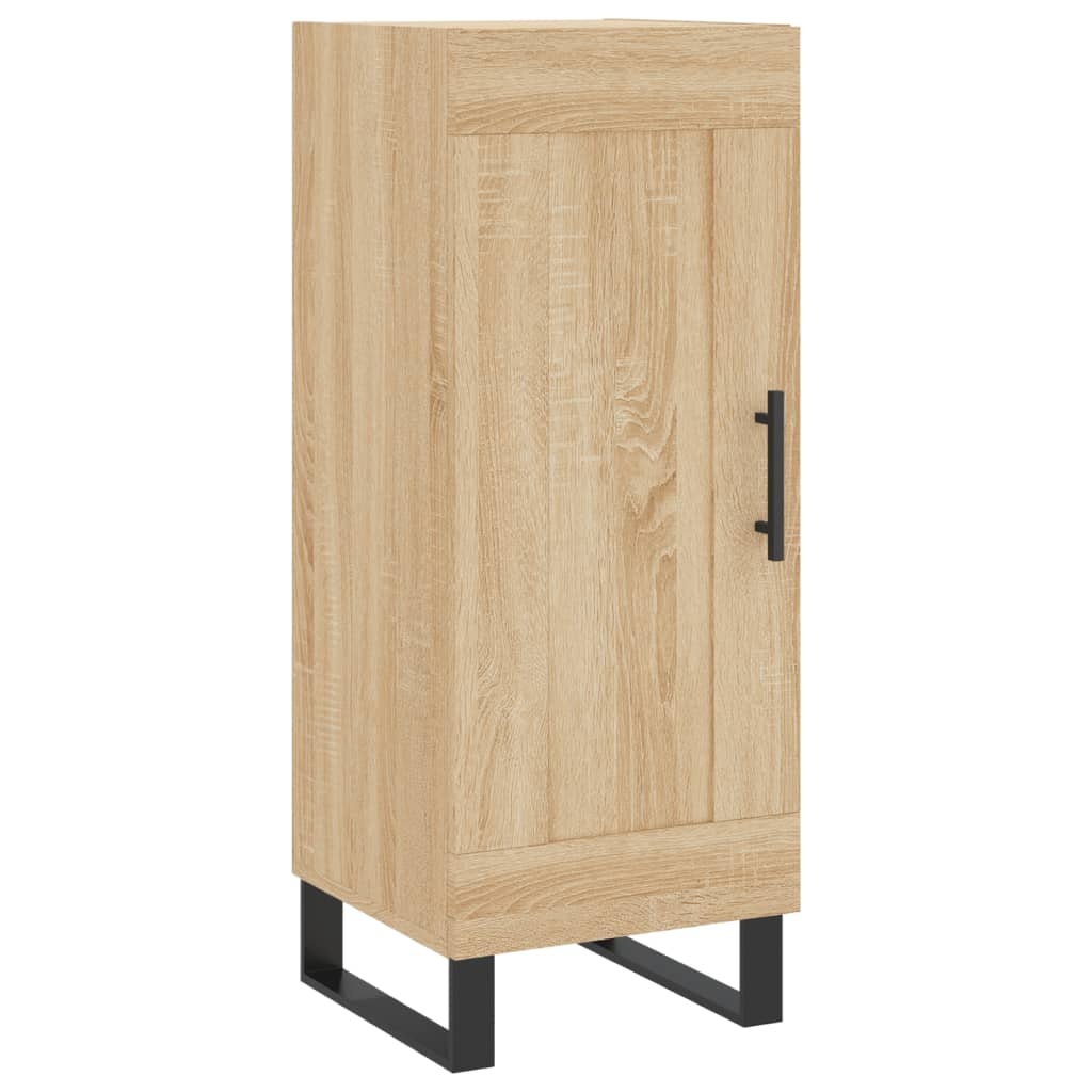 VidaXL Dressoir 34,5x34x90 cm bewerkt hout sonoma eiken