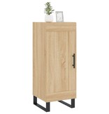 VidaXL Dressoir 34,5x34x90 cm bewerkt hout sonoma eiken