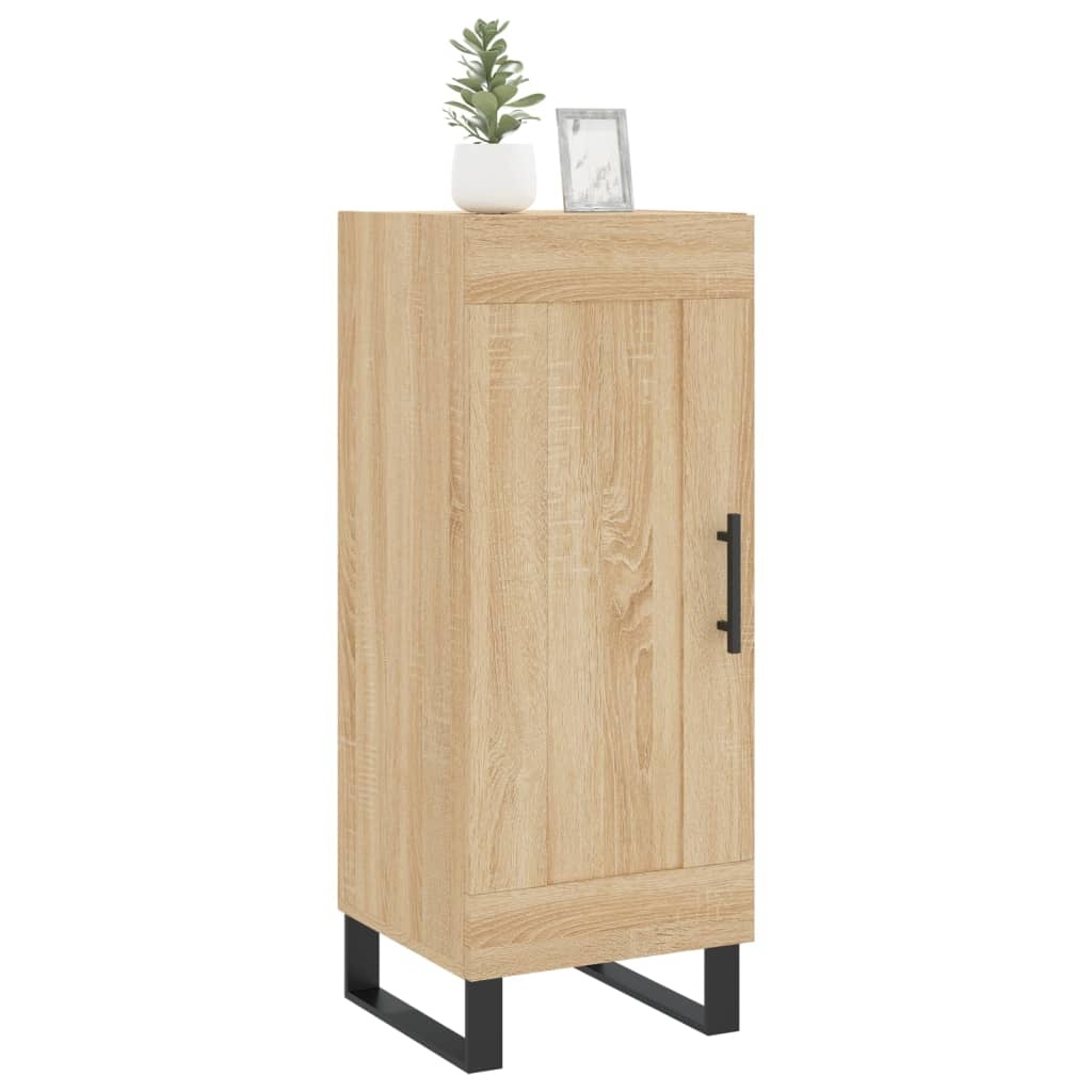 VidaXL Dressoir 34,5x34x90 cm bewerkt hout sonoma eiken