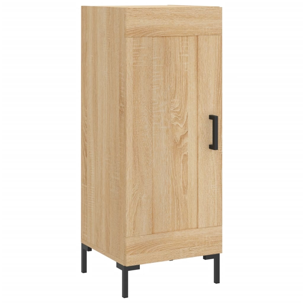 VidaXL Dressoir 34,5x34x90 cm bewerkt hout sonoma eiken