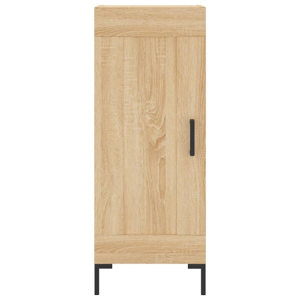 VidaXL Dressoir 34,5x34x90 cm bewerkt hout sonoma eiken