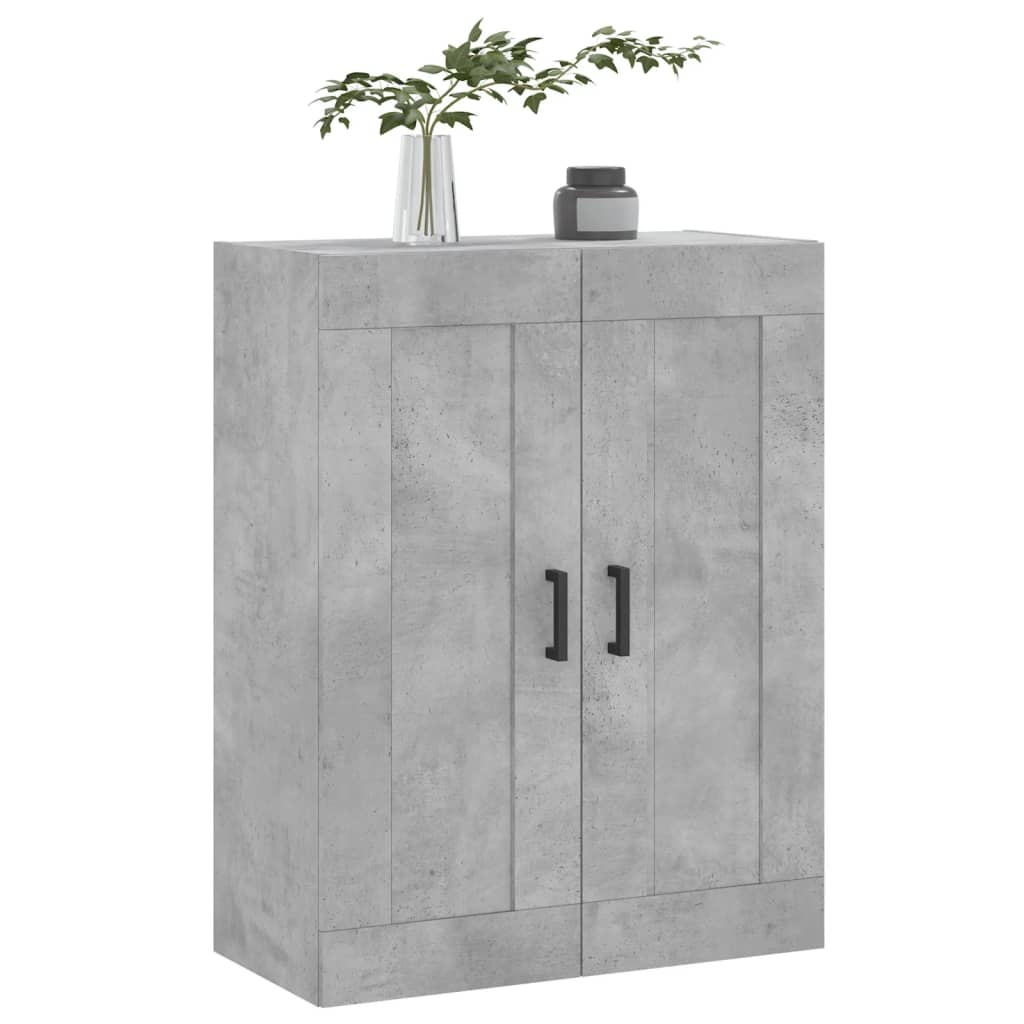 VidaXL Wandkast 69,5x34x90 cm bewerkt hout betongrijs