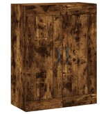 VidaXL Wandkast 69,5x34x90 cm bewerkt hout gerookt eikenkleurig