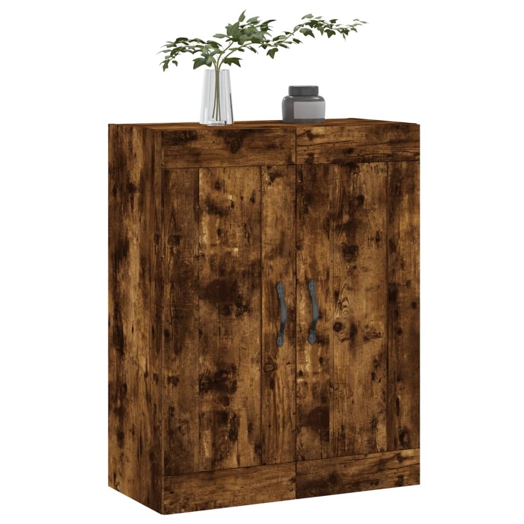 VidaXL Wandkast 69,5x34x90 cm bewerkt hout gerookt eikenkleurig