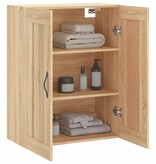 VidaXL Wandkast 69,5x34x90 cm bewerkt hout sonoma eikenkleurig