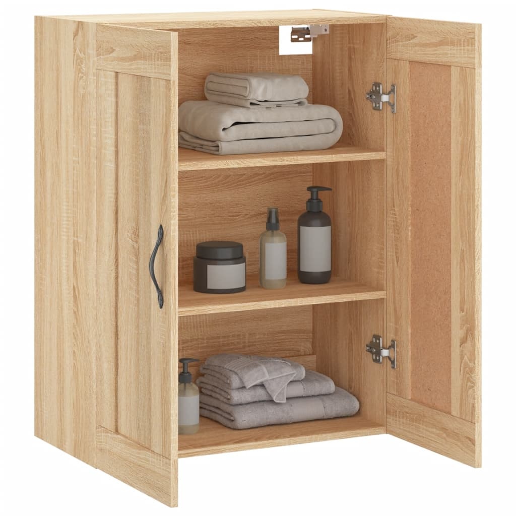 VidaXL Wandkast 69,5x34x90 cm bewerkt hout sonoma eikenkleurig