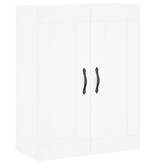 VidaXL Wandkast 69,5x34x90 cm bewerkt hout wit