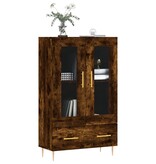 VidaXL Hoge kast 69,5x31x115 cm bewerkt hout gerookt eikenkleurig