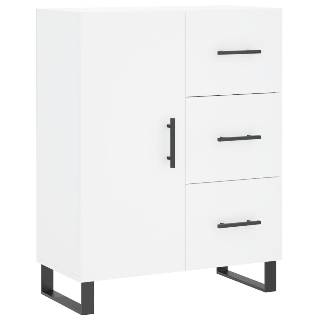 VidaXL Dressoir 69,5x34x90 cm bewerkt hout wit