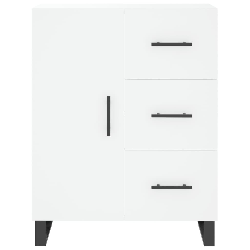 VidaXL Dressoir 69,5x34x90 cm bewerkt hout wit