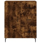 VidaXL Dressoir 69,5x34x90 cm bewerkt hout gerookt eikenkleurig