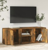 VidaXL Tv-meubel 100x31,5x35 cm bewerkt hout gerookt eikenkleurig