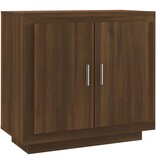 VidaXL Dressoir 80x40x75 cm bewerkt hout bruin eikenkleur