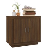 VidaXL Dressoir 80x40x75 cm bewerkt hout bruin eikenkleur