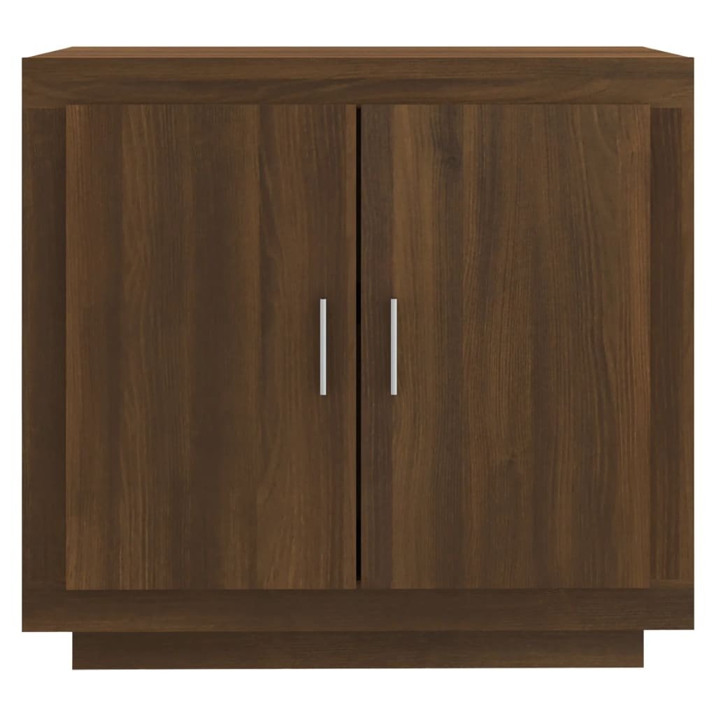 VidaXL Dressoir 80x40x75 cm bewerkt hout bruin eikenkleur