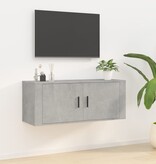 VidaXL Tv-wandmeubel 100x34,5x40 cm betongrijs