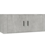 VidaXL Tv-wandmeubel 100x34,5x40 cm betongrijs