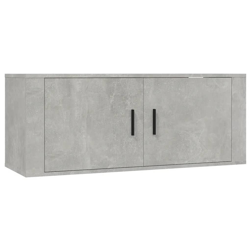 VidaXL Tv-wandmeubel 100x34,5x40 cm betongrijs