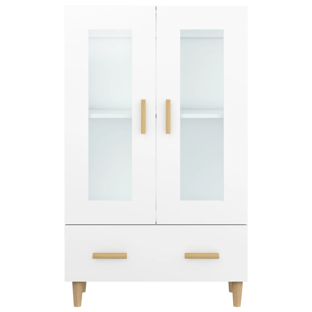 VidaXL Hoge kast 70x31x115 cm bewerkt hout wit
