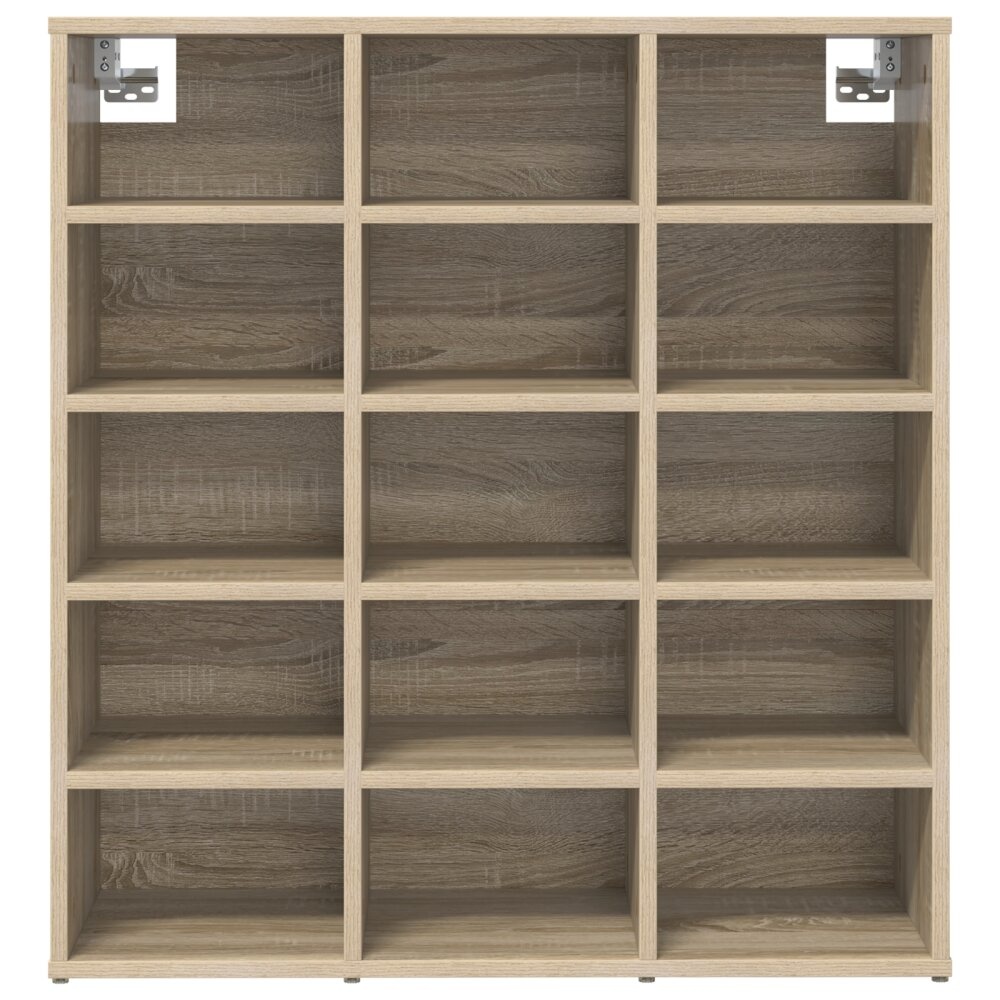 VidaXL Schoenenkast met plank Sonoma eiken 103x30x51 cm Bewerkt hout