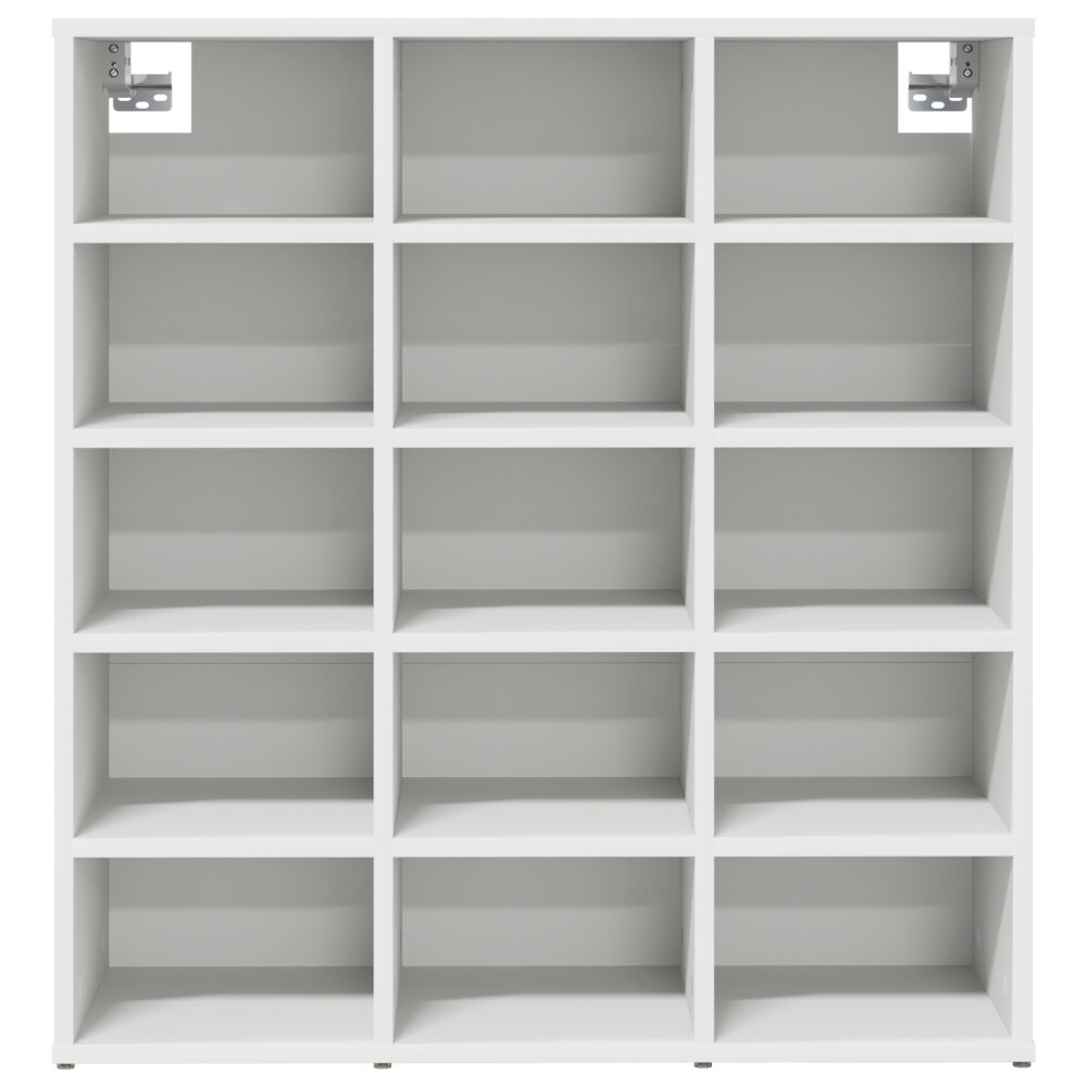 VidaXL Schoenenkast met plank met opslag Wit 103x30x51 cm Bewerkt hout