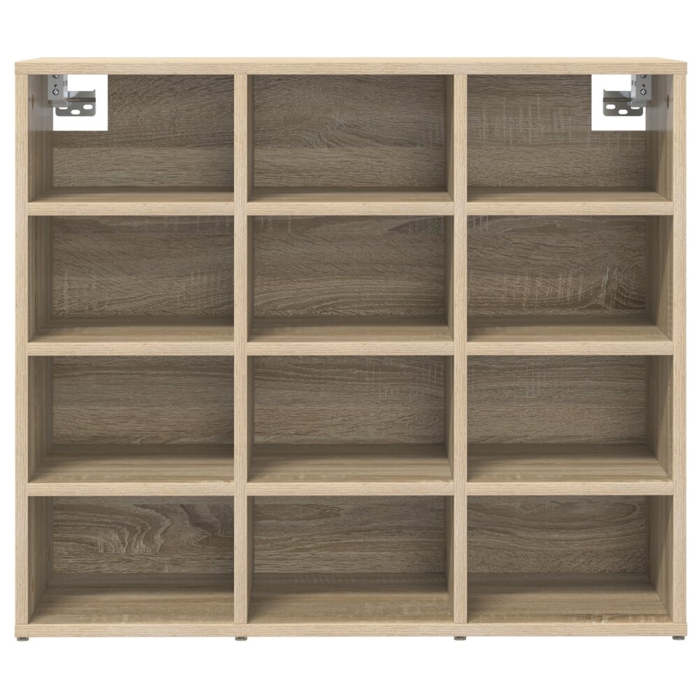 VidaXL Schoenenkast met plank Sonoma eiken 103x30x51 cm Bewerkt hout