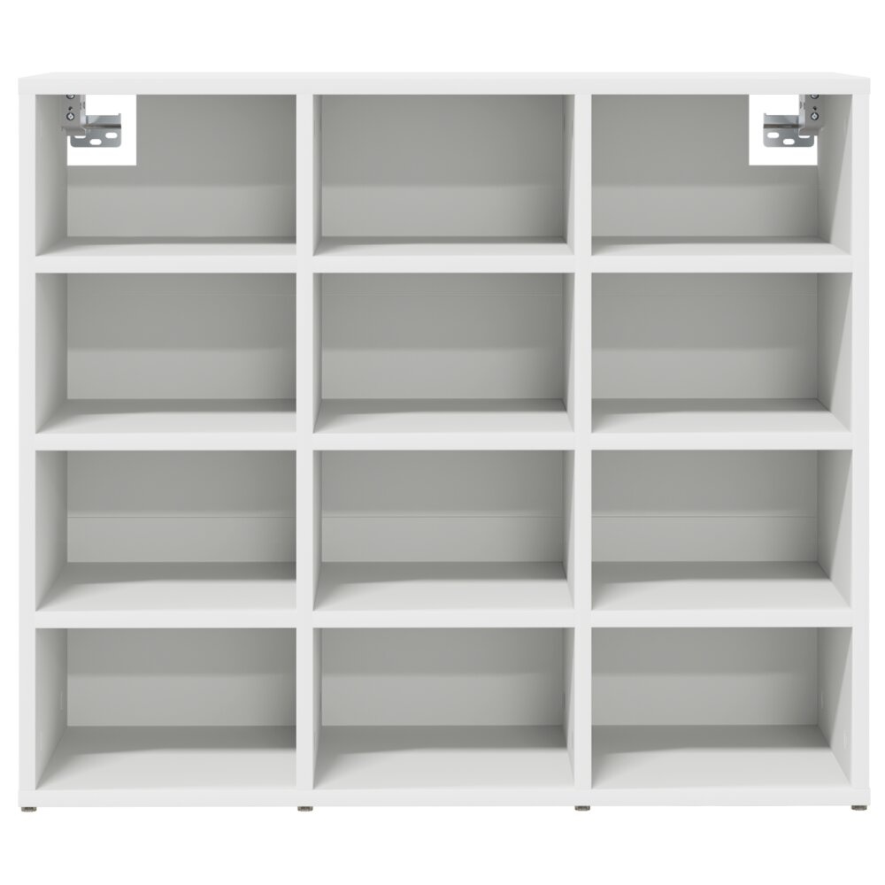 VidaXL Schoenenkast met plank met opslag Wit 103x30x51 cm Bewerkt hout