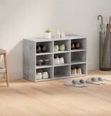 VidaXL Schoenenkast met plank Betongrijs 103x30x51 cm Bewerkt hout