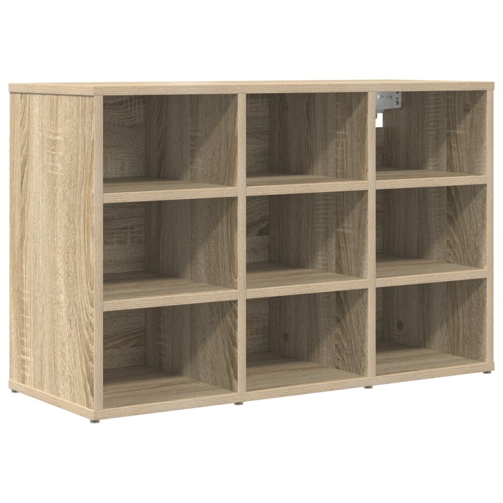 VidaXL Schoenenkast met plank Sonoma eiken 103x30x51 cm Bewerkt hout