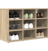 VidaXL Schoenenkast met plank Sonoma eiken 103x30x51 cm Bewerkt hout