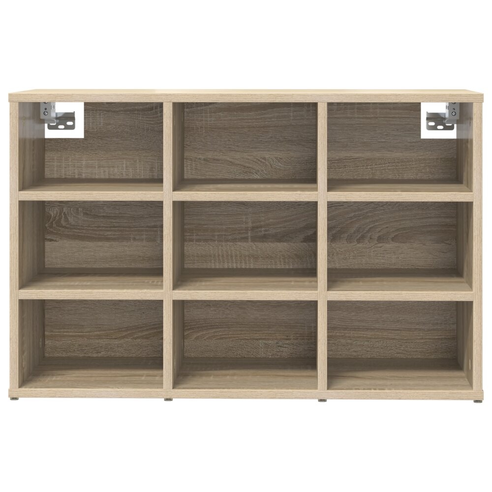 VidaXL Schoenenkast met plank Sonoma eiken 103x30x51 cm Bewerkt hout