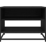 VidaXL TV-kast Zwart eiken 61 x 40 x 46 cm Bewerkt hout