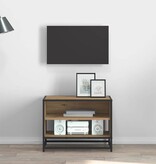 VidaXL TV-kast artisanaal eikenkleurig 61 x 40 x 46 cm Bewerkt hout